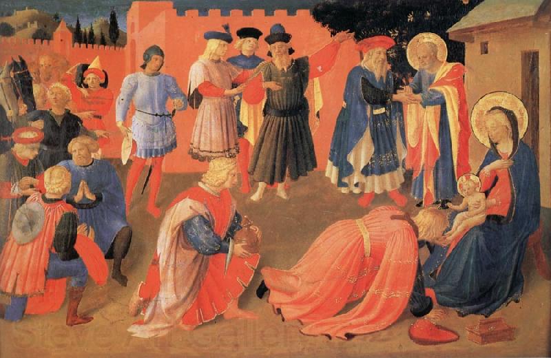 Fra Angelico The Adoration of the Magi France oil painting art